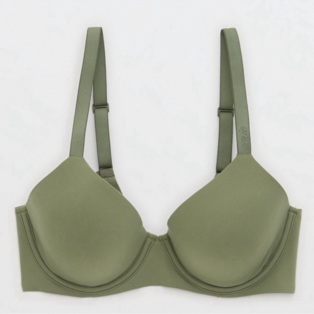 NWOT Aerie SMOOTHEZ Full Coverage Bra In Olive